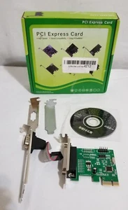 Carte d'extension PCIe Combo série parallèle PCI Express vers imprimante port LPT neuve - Photo 1/2