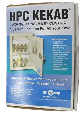 HPC Kekab 30 Keykab Key Control System 30 KEY CABINET Beige New - Image 1 of 4