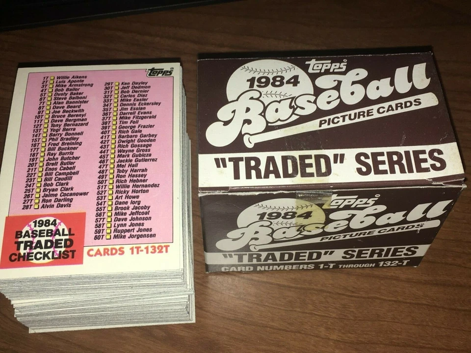 1984 Topps Traded Baseball Card Pick Any Stars Commons RC NM & Better Set 1-132 - Image 1 of 1