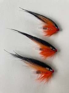 3 YOKANGA GOLD SALMON TUBE FLIES - (COPPER)
