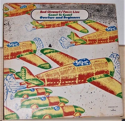 Rod Stewart Faces - Live Coast To Coast Overture And Beginners - Vinyl LP Record - Image 1 of 2