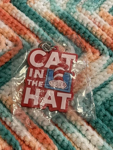 Sealed 2018 Dr. Seuss Keychain Cat In The Hat Cover
