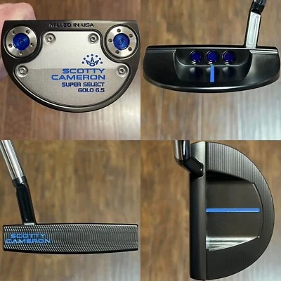 Scotty Cameron Super Select Golo 6.5 Putter - LH - NEW - Xtreme Dark Finish -BLU - Image 1 of 4