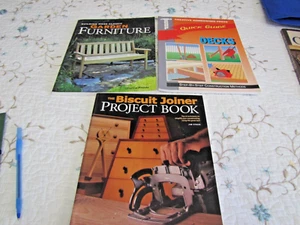 3 WOODWORKING PROJECT BOOKS - Picture 1 of 5
