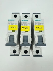 x(3) Siemens 5SY6102-7 MCB C2 Circuit Breaker - Picture 1 of 7