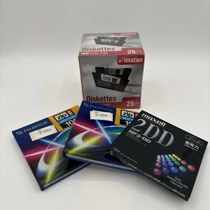Floppy Disk Bulk sale ZDK100DSF1 & MF2-DD.1P & imation IBM Formatted 2HD - Afbeelding 1 van 10