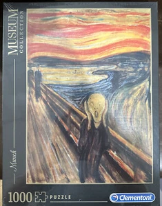  Il Museo dell'Urlo Collezione Clementoni Puzzle di Munch. 1000 pezzi nuovi sigillati - Foto 1 di 1