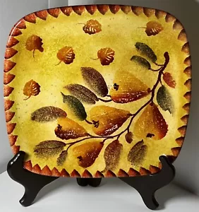 Bloomingdale’s Square Salad Plate Excellent Used Condition 8-3/4” Italy - Picture 1 of 2