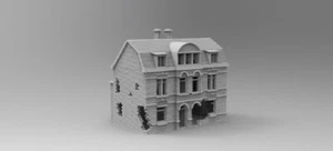 Edificios WOW 1/72 (20 mm) Bastorne Afueras Edificio en ruinas #2 - Imagen 1 de 1