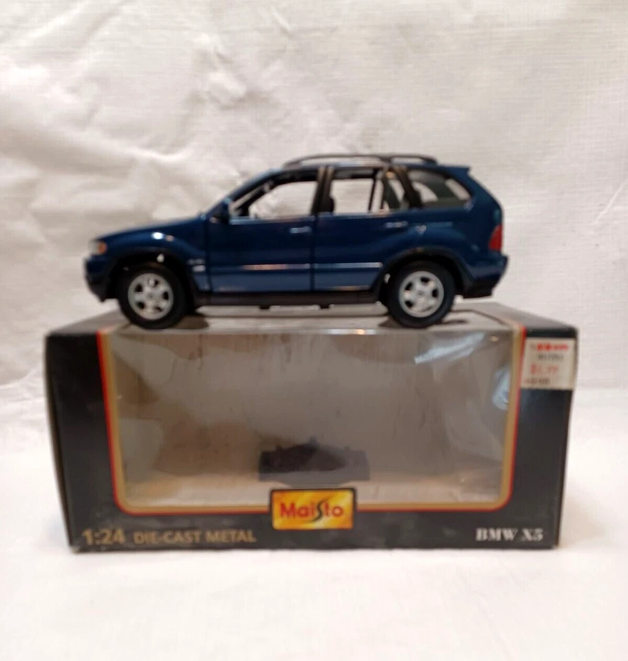 Maisto Edición Especial BMW X5 Azul Die Cast 1:24 Foto 1 de 4