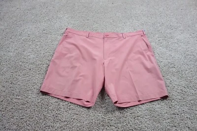 Shorts masculino Vineyard Vines 44 grande rosa chino desempenho disjuntor elástico 44B - Imagem 1 de 4