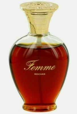 ❤️FEMME Rochas, Eau de Toilette, 3,4 oz 100 ml, spray, ¡versión antigua! Foto 1 de 4