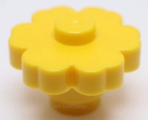 Lego 10x Planta Amarilla Flor 2 x 2 - Perno Abierto Redondeado - Imagen 1 de 1