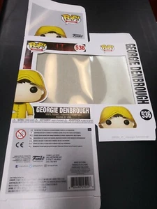 Funko Pop! IT GEORGIE DENBROUGH #536 REPLACEMENT EMPTY BOX ONLY! Slight Bend - Picture 1 of 2