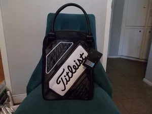 1-  NEW Titleist  Black, and White, Ball or Shoe Shag Bag, free shipping. - Picture 1 of 2