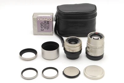 x2 Lens [Top MINT] Contax Carl Zeiss T* 28mm 90mm Lens for G1 G2 From JAPAN - Image 1 of 4