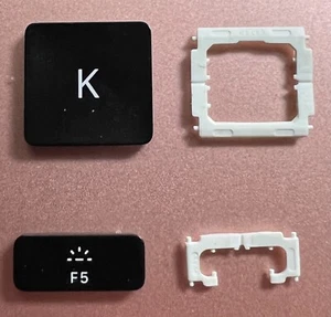 MacBook 2017 12" | A1534 | LAPTOP KEYBOARD SINGLE REPLACEMENT KEYCAPS KEYS - Picture 1 of 6