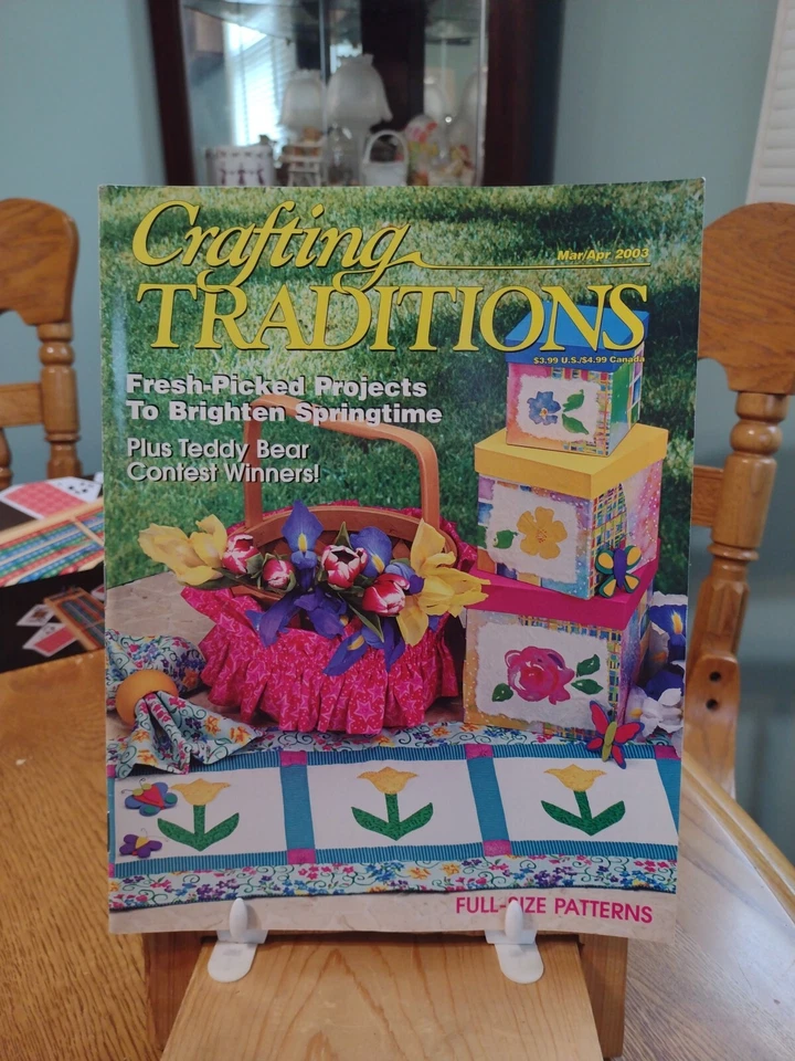 Crafting Traditions Magazine  Mar/Apr 2003 ALL PATTERNS FULL SIZE. AQ3 - Image 1 of 1