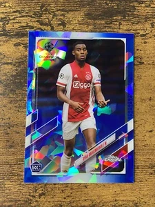 2020-21 Topps Chrome UCL Sapphire Ryan Gravenberch Rookie RC #98 AFC Ajax - Bild 1 von 2