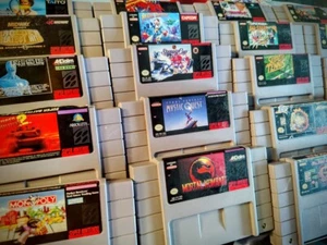 Aug. clearance SNES games BIG SALE on retro super Nintendo games let's goooo! - Picture 1 of 41