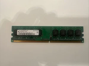Qimonda DDR2 512MB DIMM 667MHz 1Rx8 PC2-5300U-555-12-D0 HYS64T64000HU-3S-B RAM - Picture 1 of 4