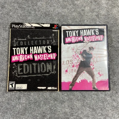 Tony Hawk's American Wasteland Edición Coleccionista PS2 + Funda CIB Etiqueta Negra Foto 1 de 4