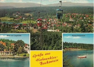 AK HAHNENKLEE-BOCKWIESE, Seilbahn u.a., gest. 3380 GOSLAR 19.08.1978 - Bild 1 von 2