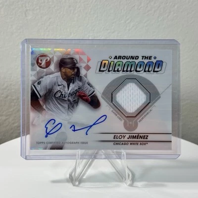 2023 Topps Pristine Around The Diamond Eloy Jimenez Auto Relic (#ADR-EJ) - Image 1 of 2