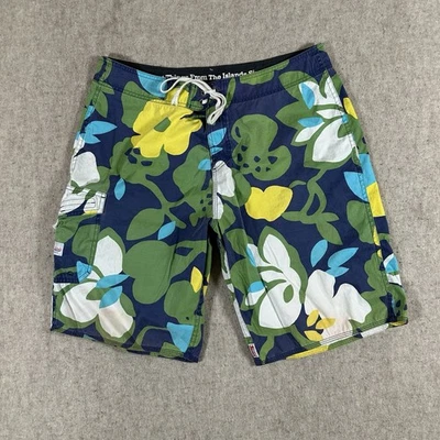 JAMS WORLD SURFFLINE BOARD SHORTS TALLA 34 Azul Verde Amarillo Carga Foto 1 de 4