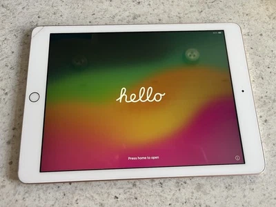 Apple iPad 2018 6th Gen A1893 32GB WiFi Only Rose Gold Really Good Cond For Age - Image 1 of 4