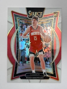 PANINI SELECT 24-25 REED SHEPPARD RC WHITE CONCOURSE PRIZM /149 #68 ROCKETS - Bild 1 von 2