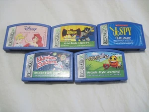 Leap Frog Leapster Games Batman I Spy Letterpillar Number Raiders Set of 5 - Picture 1 of 8