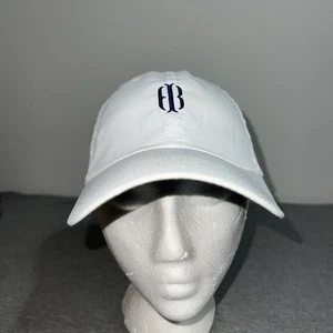 Holderness & Bourne Embroidered Hat Baseball Cap White Golf Logo Strap Back - Picture 1 of 6