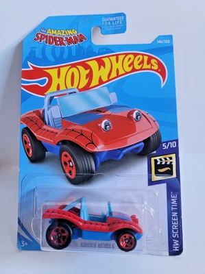 Hot Wheels 2019 HW Screen Time 5/10 The Amazing Spider Man Spider Mobile - Изображение 1 из 4