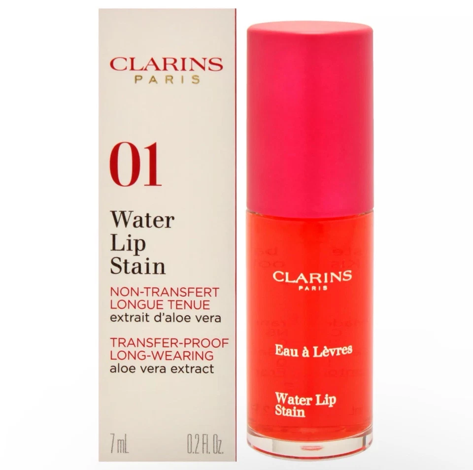Clarins Water Lip Stain 7ml 01 Rose Water