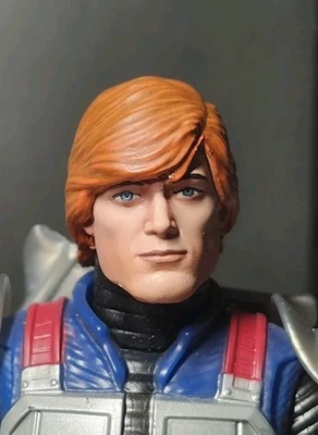 SOLO CABEZA Personalizado pintado Gi joe Clasificado Cobra Commander Fred 7th BA HEAD Foto 1 de 4