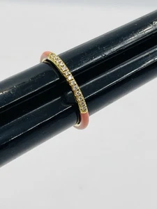 Anillo Ippolita Oro Amarillo 18k Carnaval Polvo de Estrellas Cerámica y Diamantes Talla 7 - Imagen 1 de 8