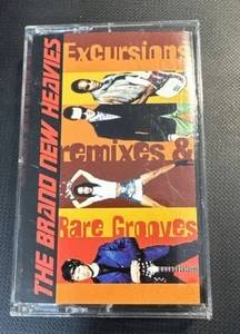 The Brand New Heavies Excursions Remixes & Rare Grooves (1995 Audio Cassette) VG - Picture 1 of 8