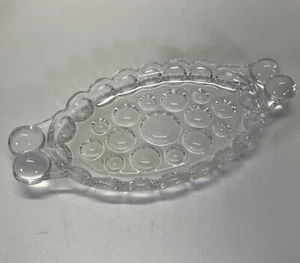 Vintage Heisey “Whirlpool” Provencial  Celery Tray RARE 13" - Picture 1 of 6