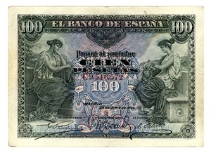 Spain ... P-59 ... 100 Pesetas ... 1906 ... *Ch VF+* - Picture 1 of 2