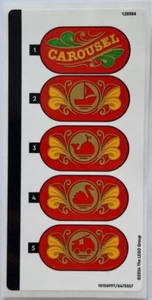 LEGO STICKERBOGEN FÜR 40714 KARUSSELLFAHRT Set Neu - Bild 1 von 1