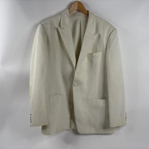 Vintage 1970s TERGAL BOUSSAC Official James Bond 007 Ivory Dinner Jacket - Picture 1 of 13