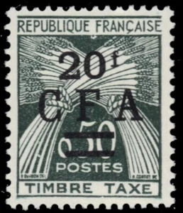 REUNION J48 - Gavillas de Trigo "1962 franqueo debido" (pb85767) - Imagen 1 de 1