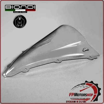 CUPOLINO PARABREZZA MOTO PER YAMAHA YZF R1 1000 2004>2006 TRASPARENTE BIONDI  - Immagine 1 di 4