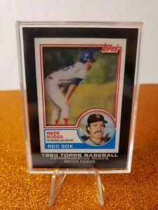 2014 Topps WADE BOGGS Rookie Image Patch Baseball Card RCP-11 - Picture 1 of 2