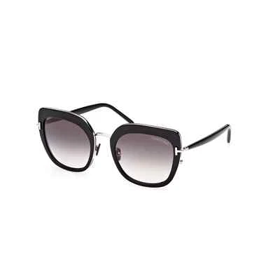 Tom Ford Virginia TF945 05B Black Butterfly Plastic Sunglasses Frame 55-23-140 - Image 1 of 4