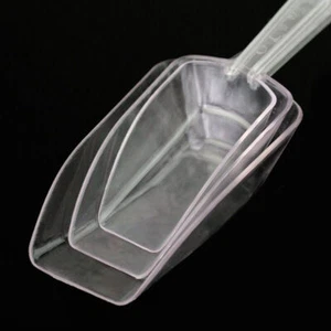 3 pcs Plastic Clear Ice Sugar Scoops For Wedding Buffet Sweet Candy Favor A K9X9 - Picture 1 of 8