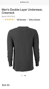ll bean insulated underwear