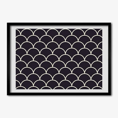 Tulup Bild MDF-gerahmte Wand-Dekor 70x50cm Bild Zimmer Fischhülle - Bild 1 von 4