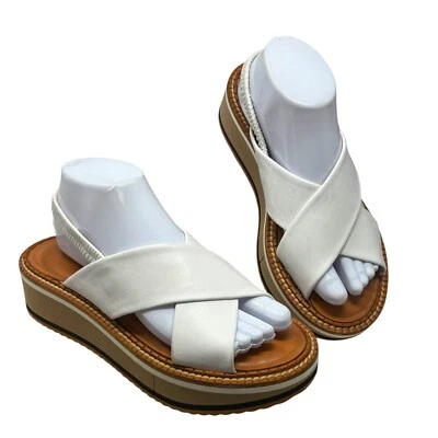 Sandalias con tiras de piel de cordero Clergerie Paris Freedom para mujer talla 39,5 FR/8,5 EE. UU. Foto 1 de 4